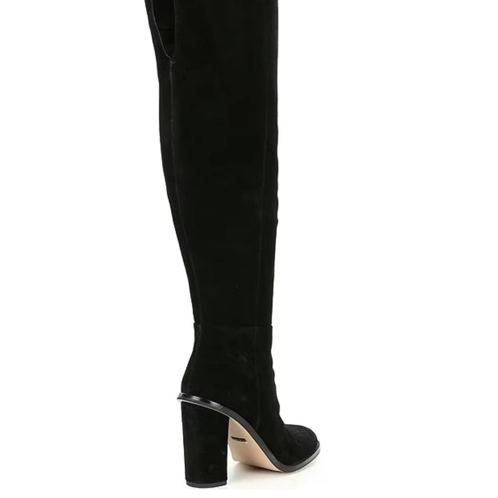 Gianni Bini Barrine Suede Over-the-Knee Block Boots